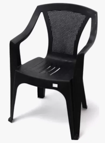 Poltrona Maldivas Alta Preta 11988 Falke