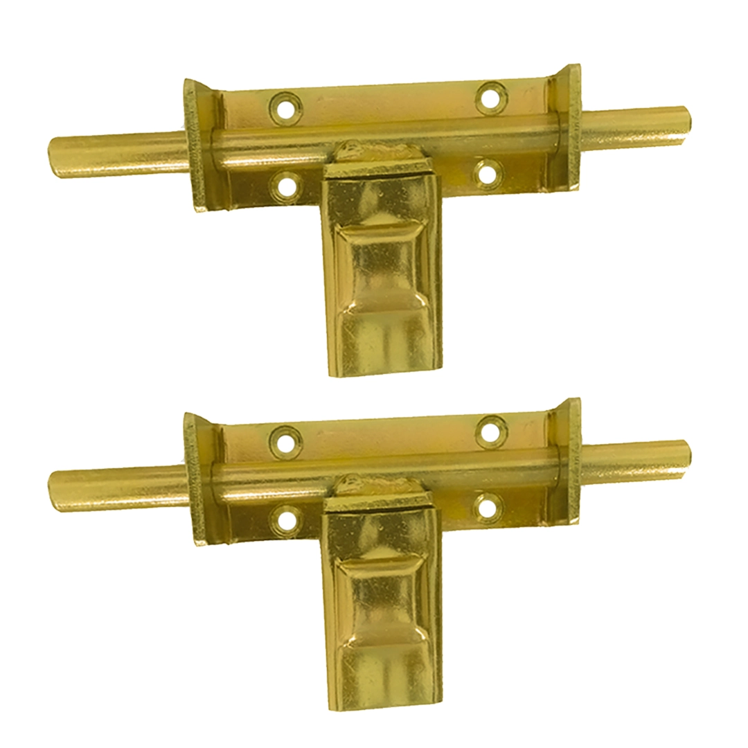 Kit 2 Trinco Ferrolho Trava Portão C/ Proteção Cadeado 30 Mm