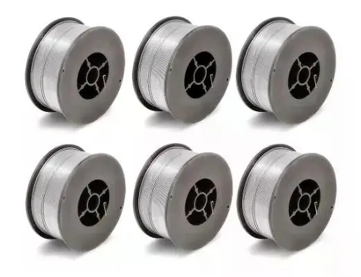 Kit - 6 Arame Mig Uso Sem Gás 0,8mm - 1kg Galzer