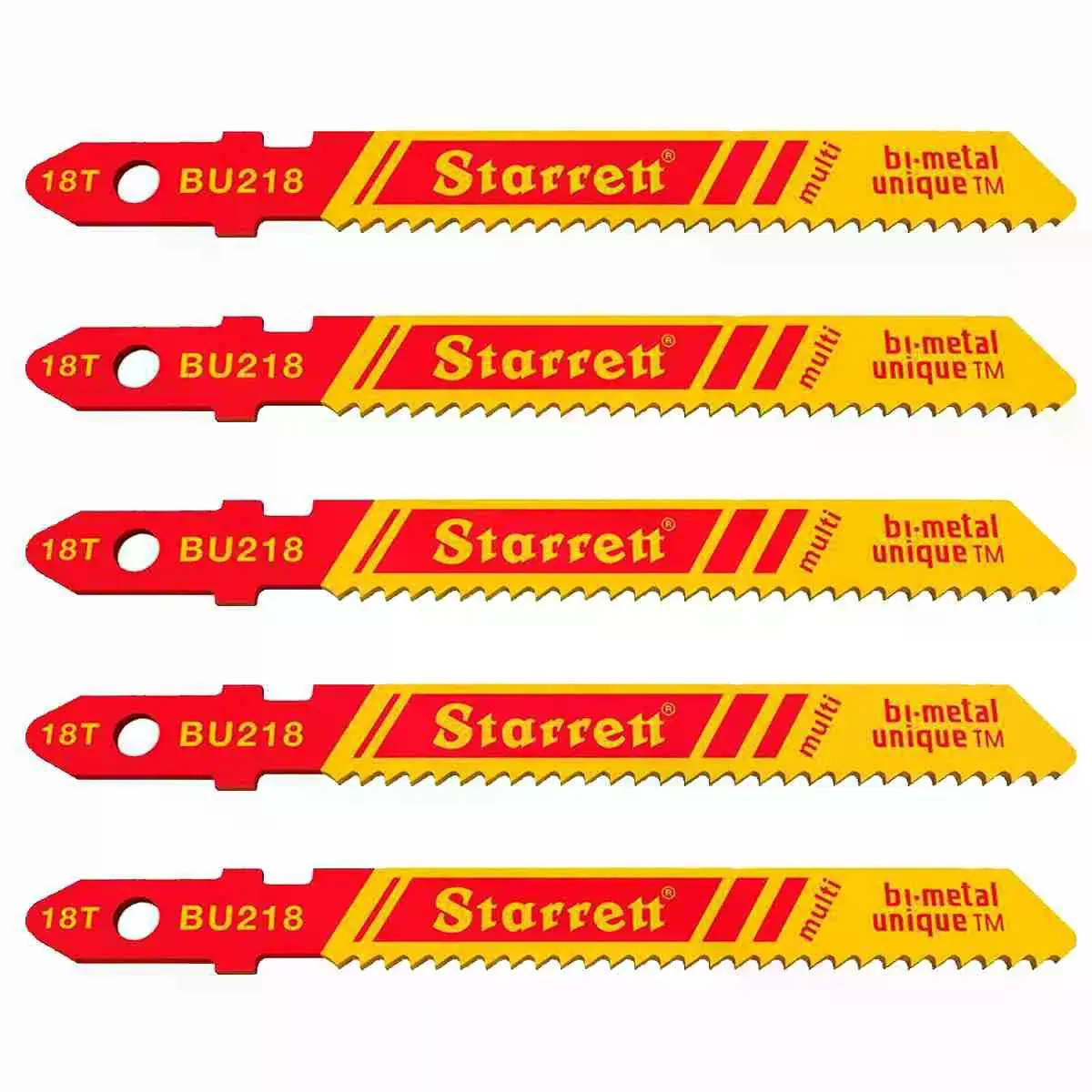 Kit 5 Lâminas Para Serra Tico-tico Multi 50mm 18 Dentes - Starret