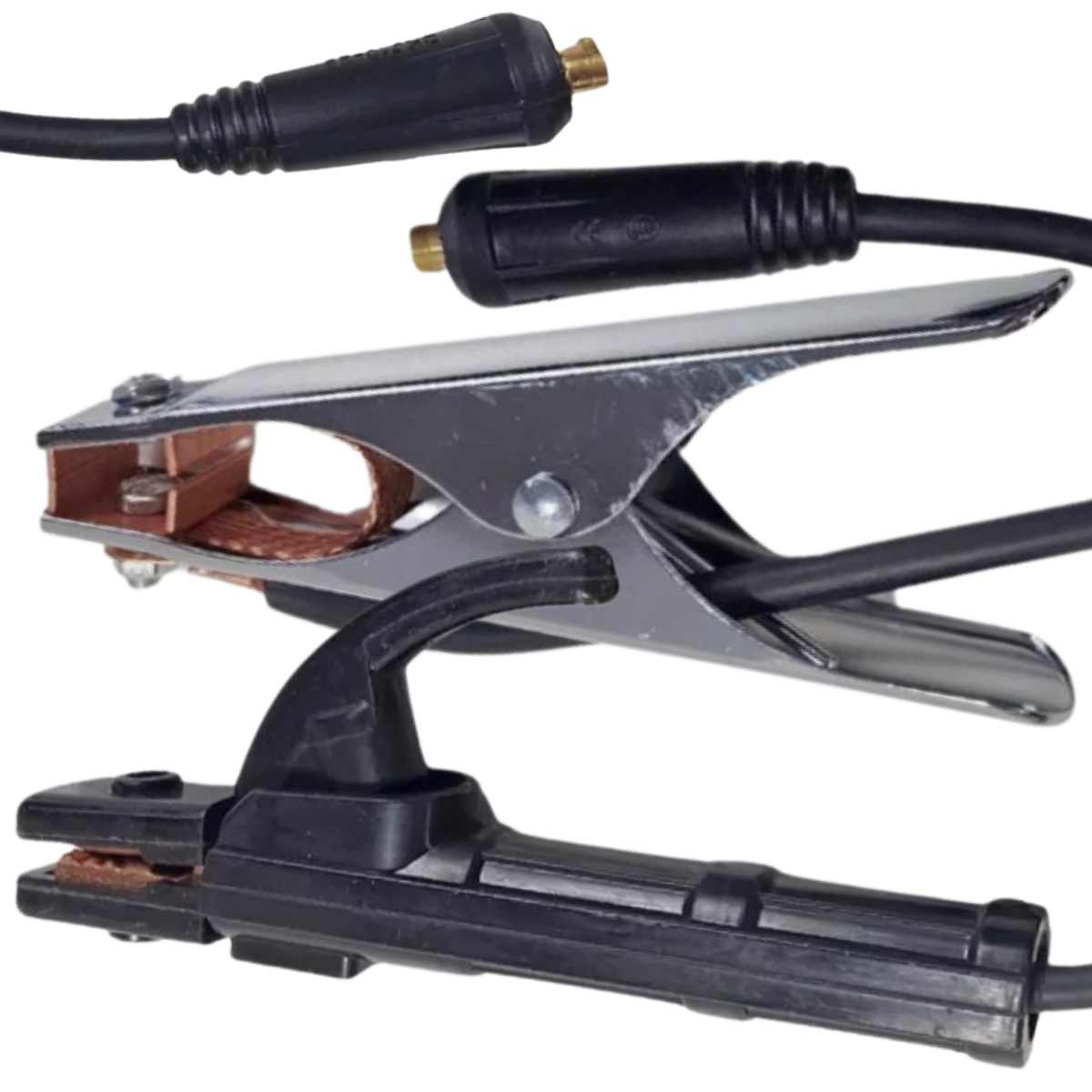 Kit Cabos Para Máquinas De Solda 1,5m Conector 9mm 300a