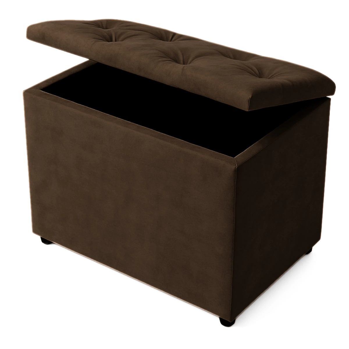 Puff Bau Suede Marrom Pbqsma Mercadao