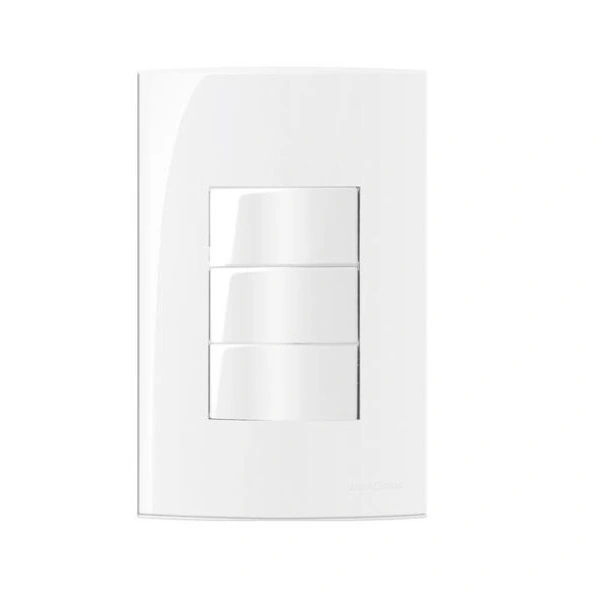 Conjunto 2 Interruptor Paralelo + 1 Simples 4x2 Sleek Margirius