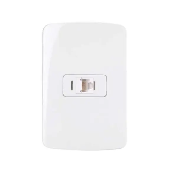Conjunto Tomada Rj45 Cat5e Informática 4x2 B3 Margirius