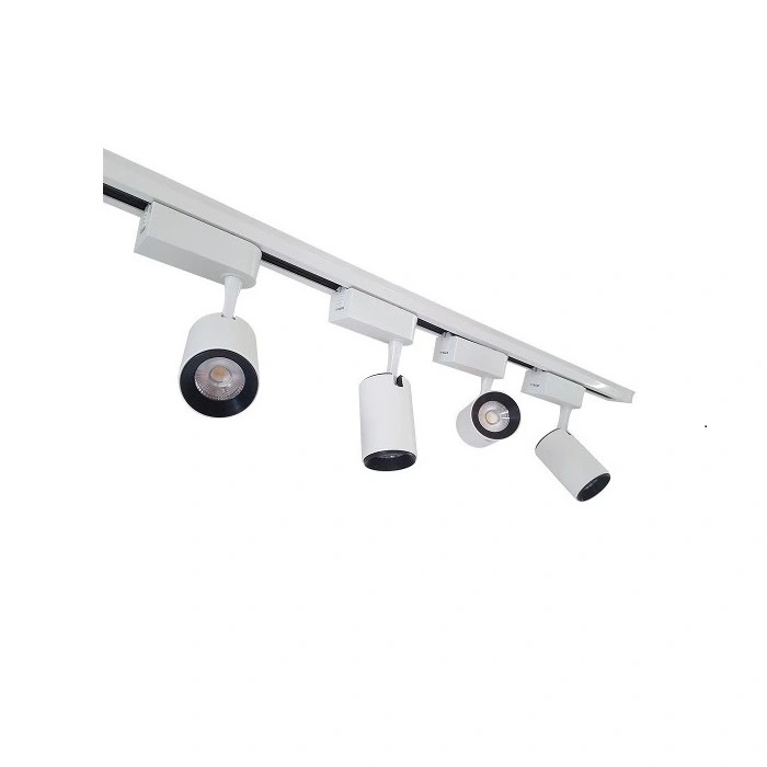 Trilho Eletrificado 2m + 7 Spot Led 7w 4000k Bivolt Branco