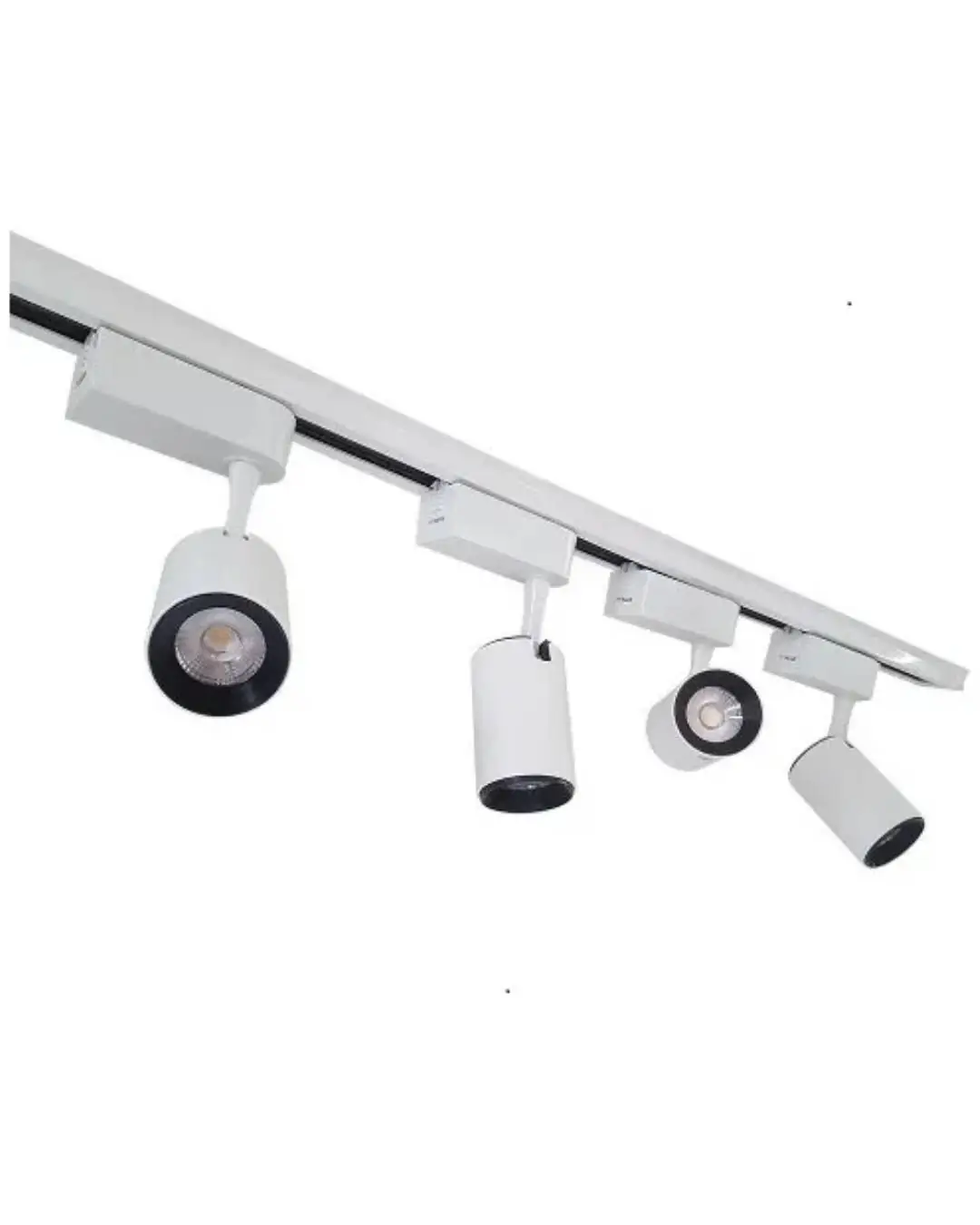 Trilho Eletrificado 3m + 6 Spot Led 7w 6000k Bivolt Branco