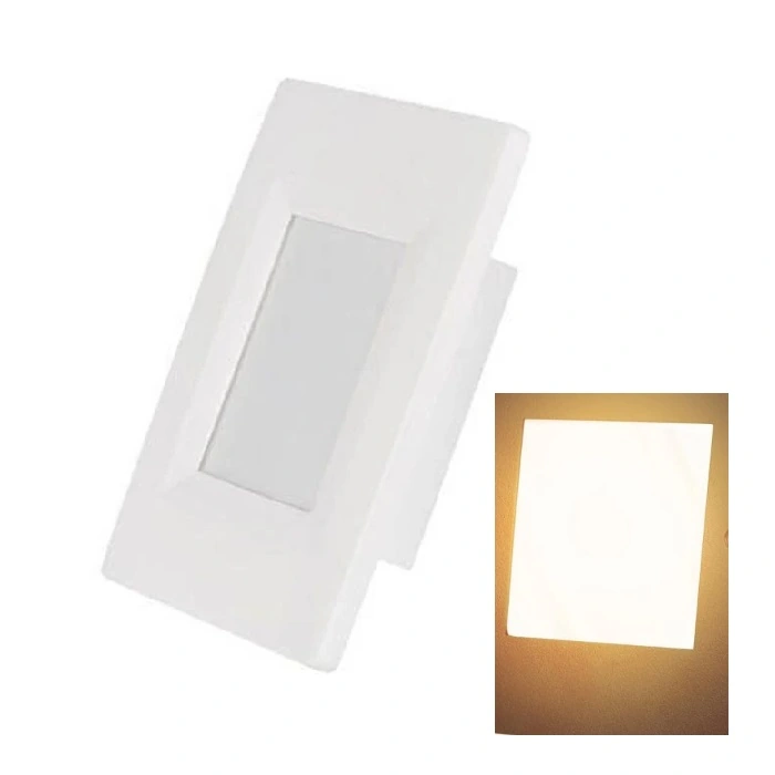Balizador De Embutir Com Led 5w 3000k Escada Parede 4x2
