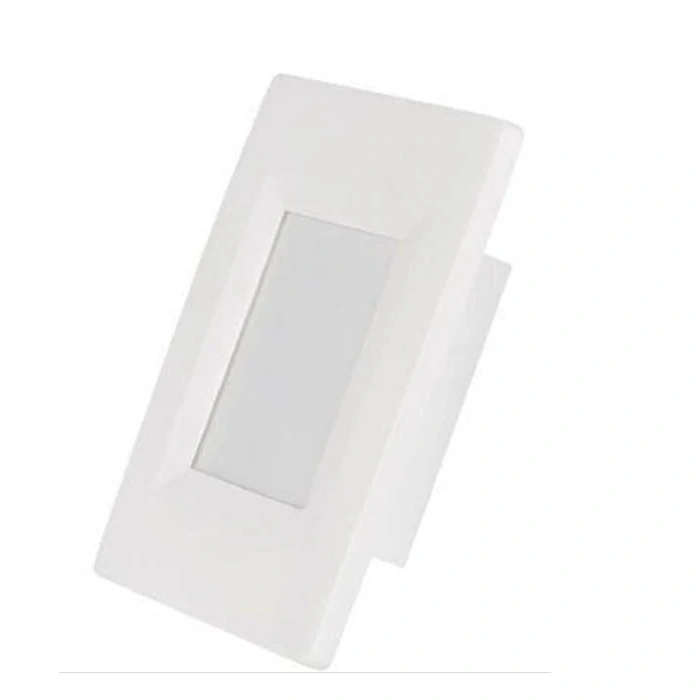 Balizador De Embutir 4x2 Escada Parede Branco