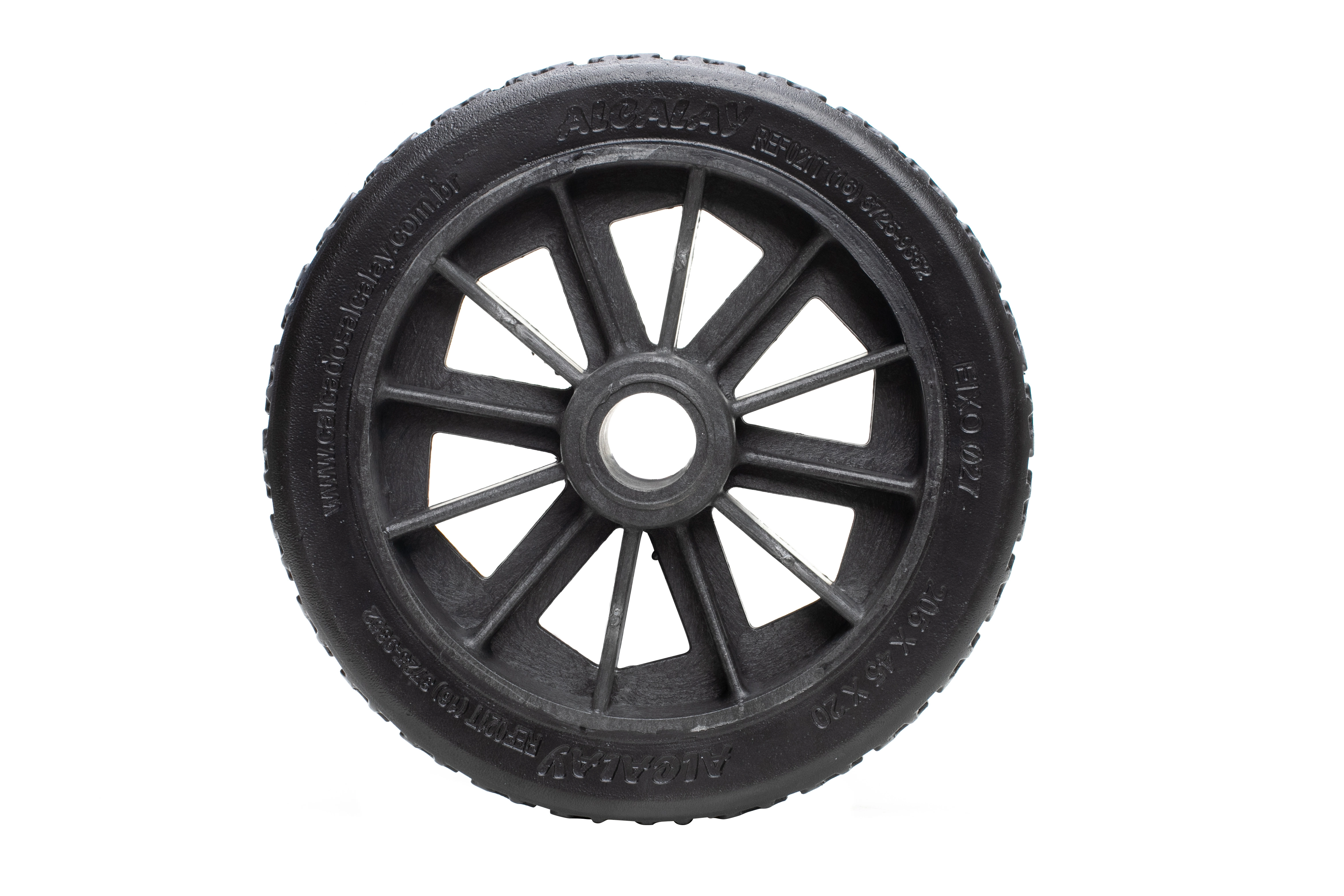 Pneu Para Carga Alcalay Sustentável Não Precisa De Manutenção Maciço Buchas:22mm (7/8)