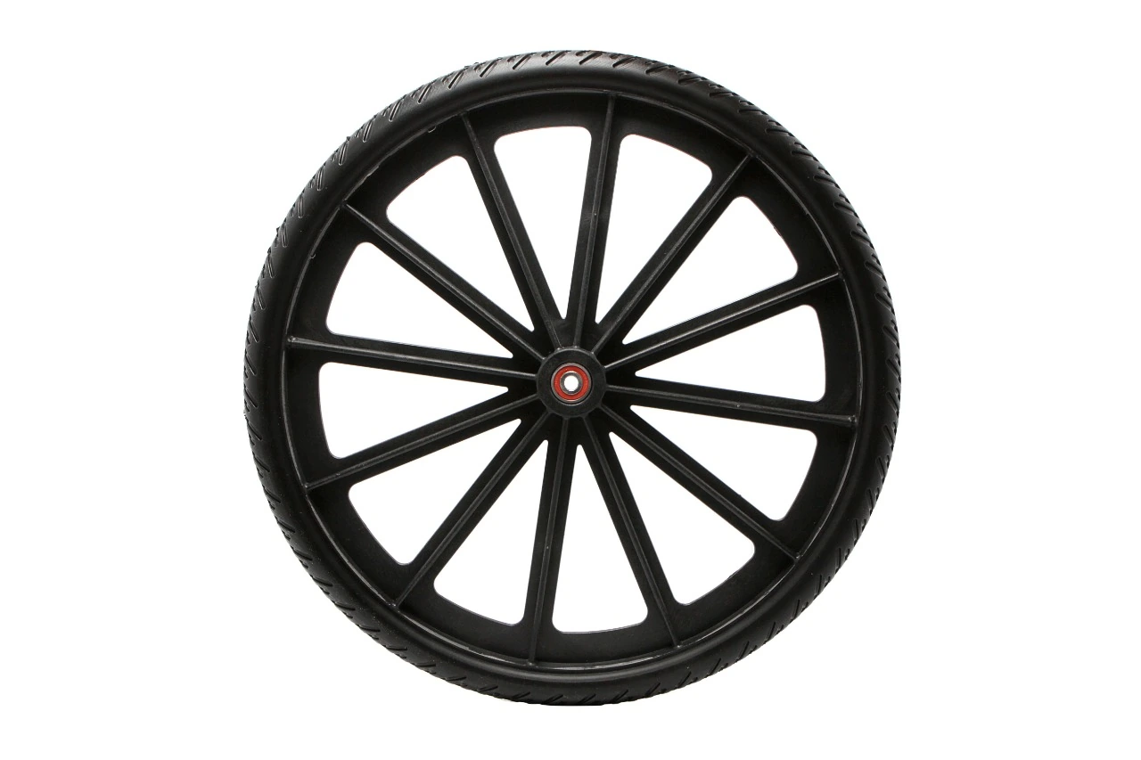 Pneu Em P.u Para Carrinho De Picolé Não Fura Não Enferruja Excelente Duração Rolamento:10mm (3/8)