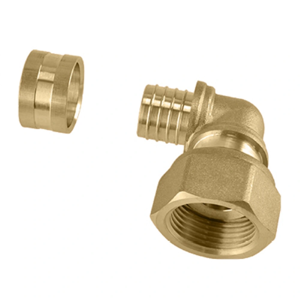 Cotovelo Fêmea Rosca Móvel Pex Água 16x1/2" Kit C/ 12 -emmeti