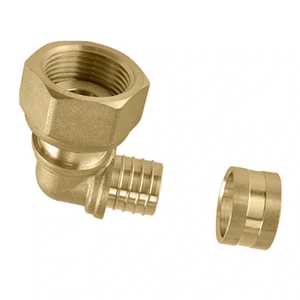Cotovelo Fêmea Rosca Móvel Pex Água 20x3/4" Kit C/ 10-emmeti