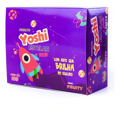 Pirulito Estelar Neon 10gx30 Yoshi