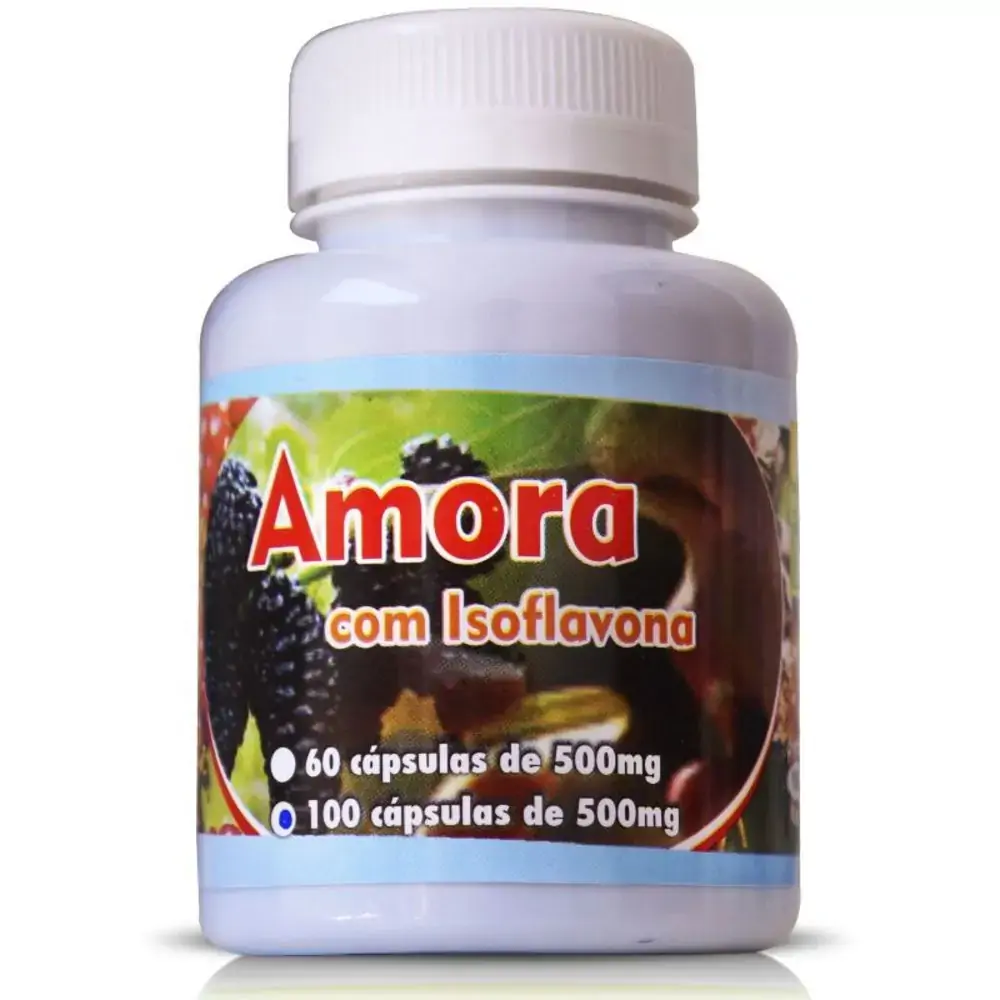 Amora/isoflavona 500mg 100caps. D O Barros