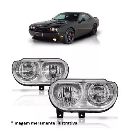 Farol Principal DODGE CHALLENGER Lado Direito - AUTOMOTIVE IMPORTS ZN1313257