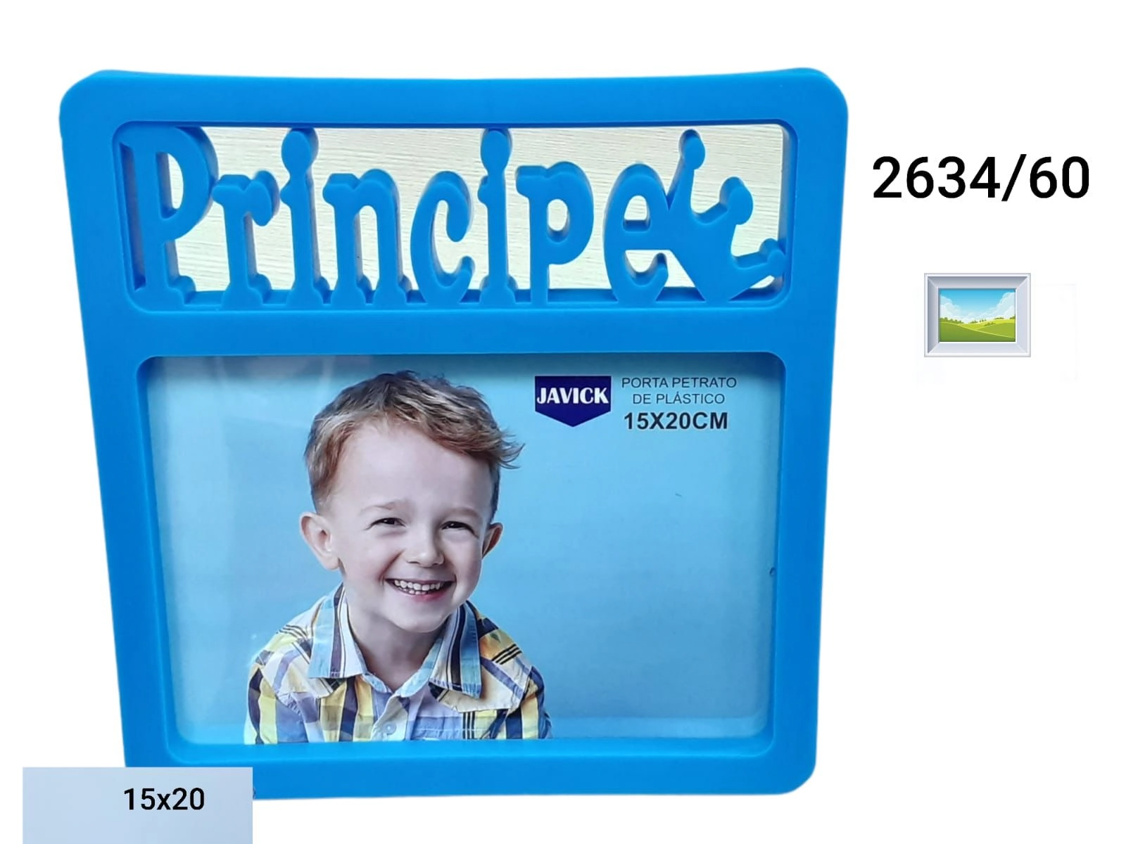Porta Retrato Plastico Principe 15x20cm 2634 Sutt