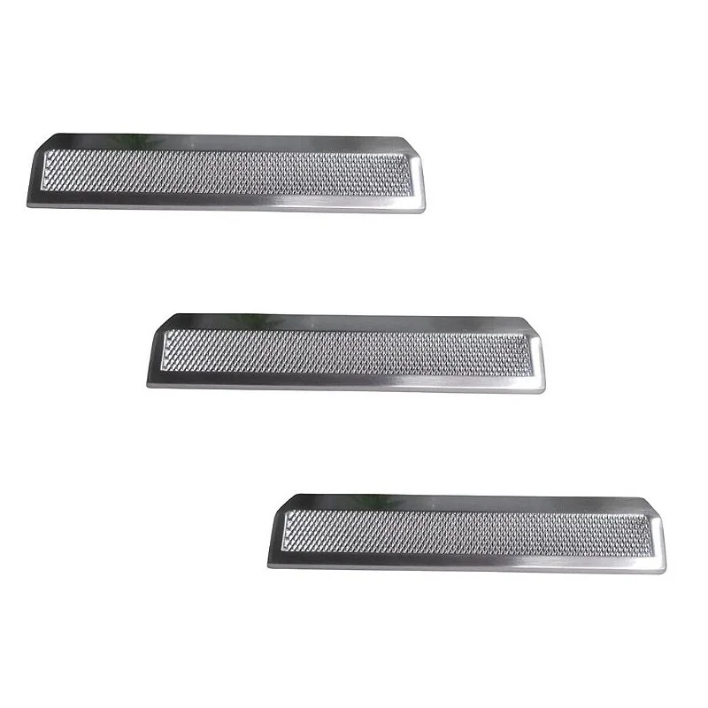 Kit 3 Puxador Moveis Citizen 45 Graus G Escovado Zen