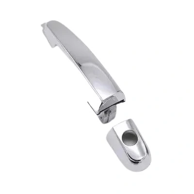 Maçaneta Externa da Porta Dianteira MITSUBISHI L200 Cromada com Furo - V&B 19065