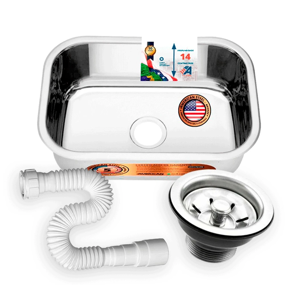 Cuba Aço Inox American Steel N°1-14 Funda 47x30x14