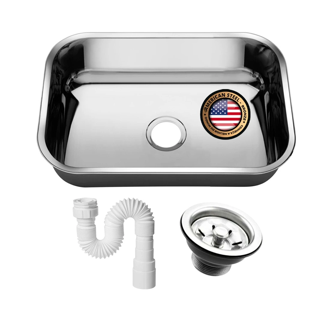 Cuba Aço Inox American Steel N°1 -14 Funda 47x30x14