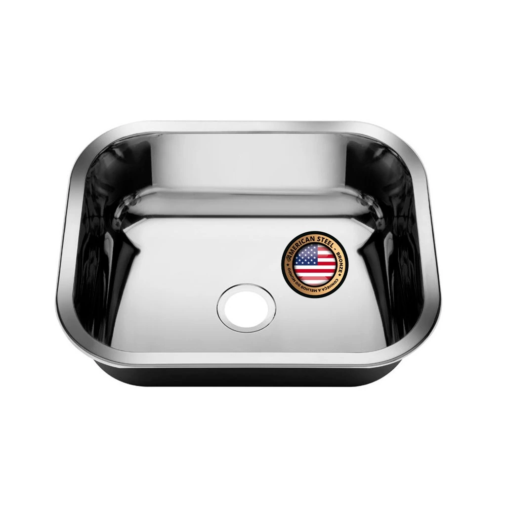 Cuba Pia Número 0 Cozinha Inox American Steel 40x34x14