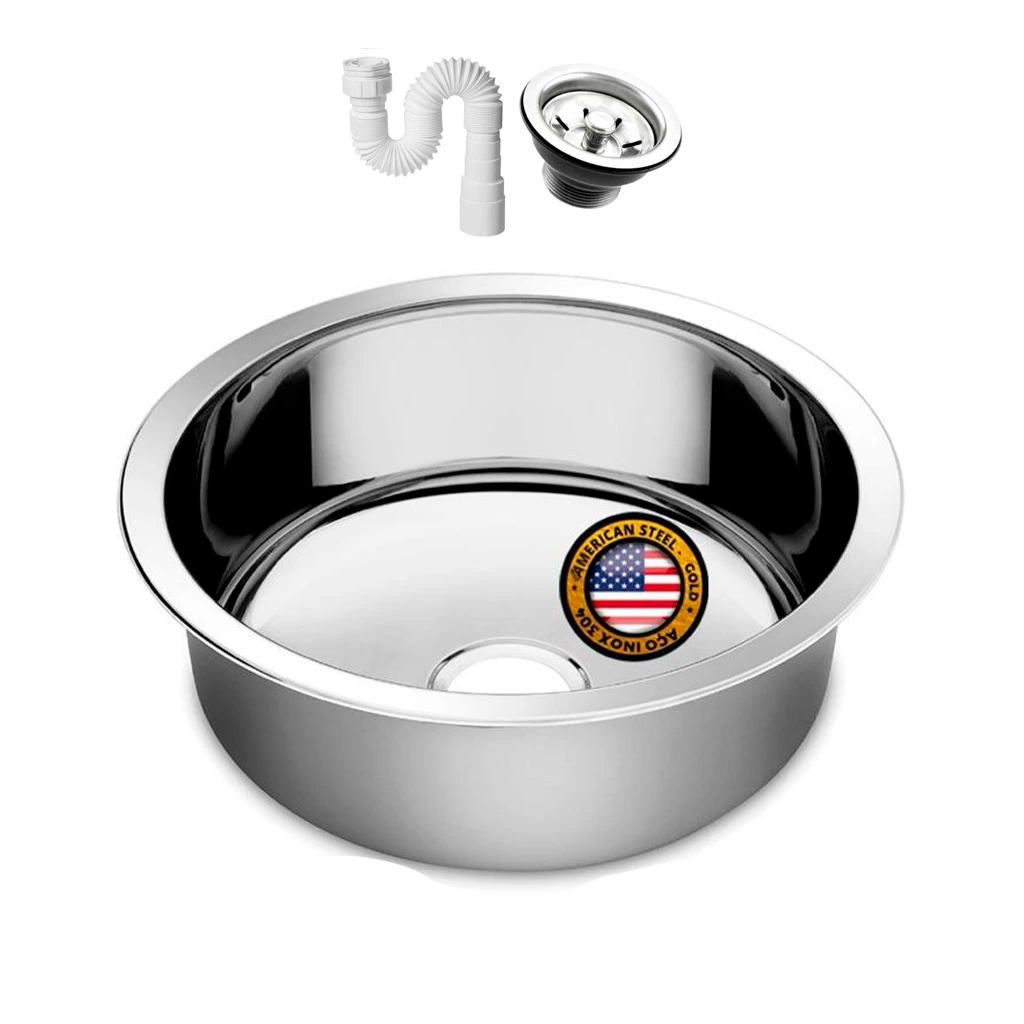 Cuba Inox Gourmet Redonda 350x350x160mm Polida American
