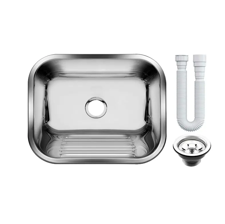 Tanque As Inox 304 Brilho 50x40 Grande 32l Sobrepor Embutir