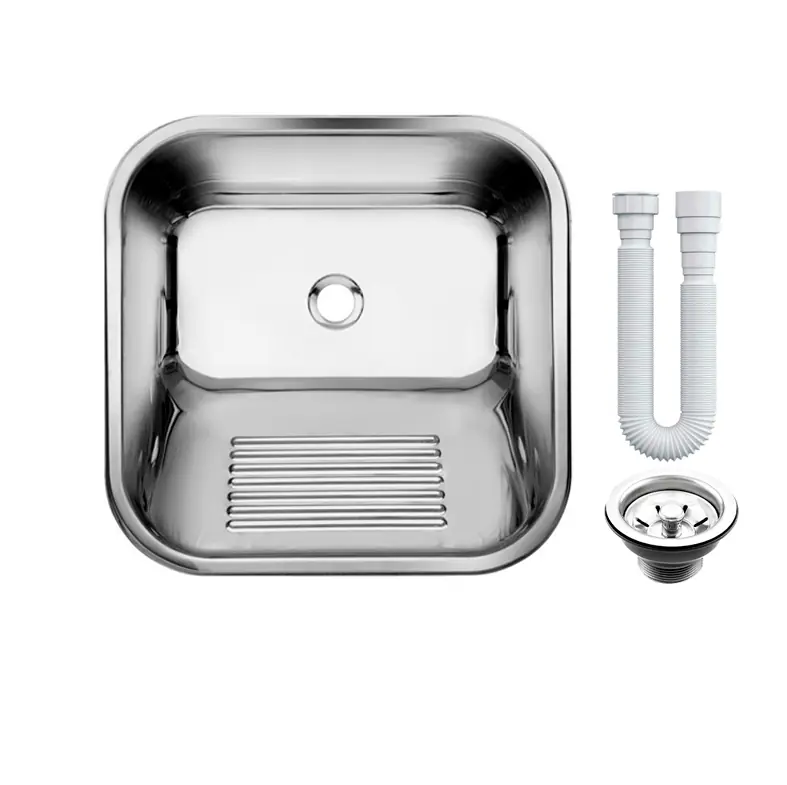 Tanque As Inox 304 Lavanderia 40x40 Medio 22l