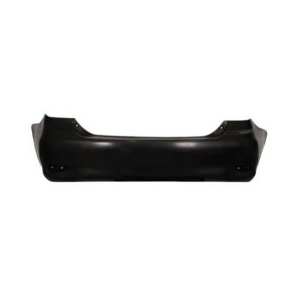 Para-choque Traseiro TOYOTA COROLLA Preto Liso - FABRICIO PCH527