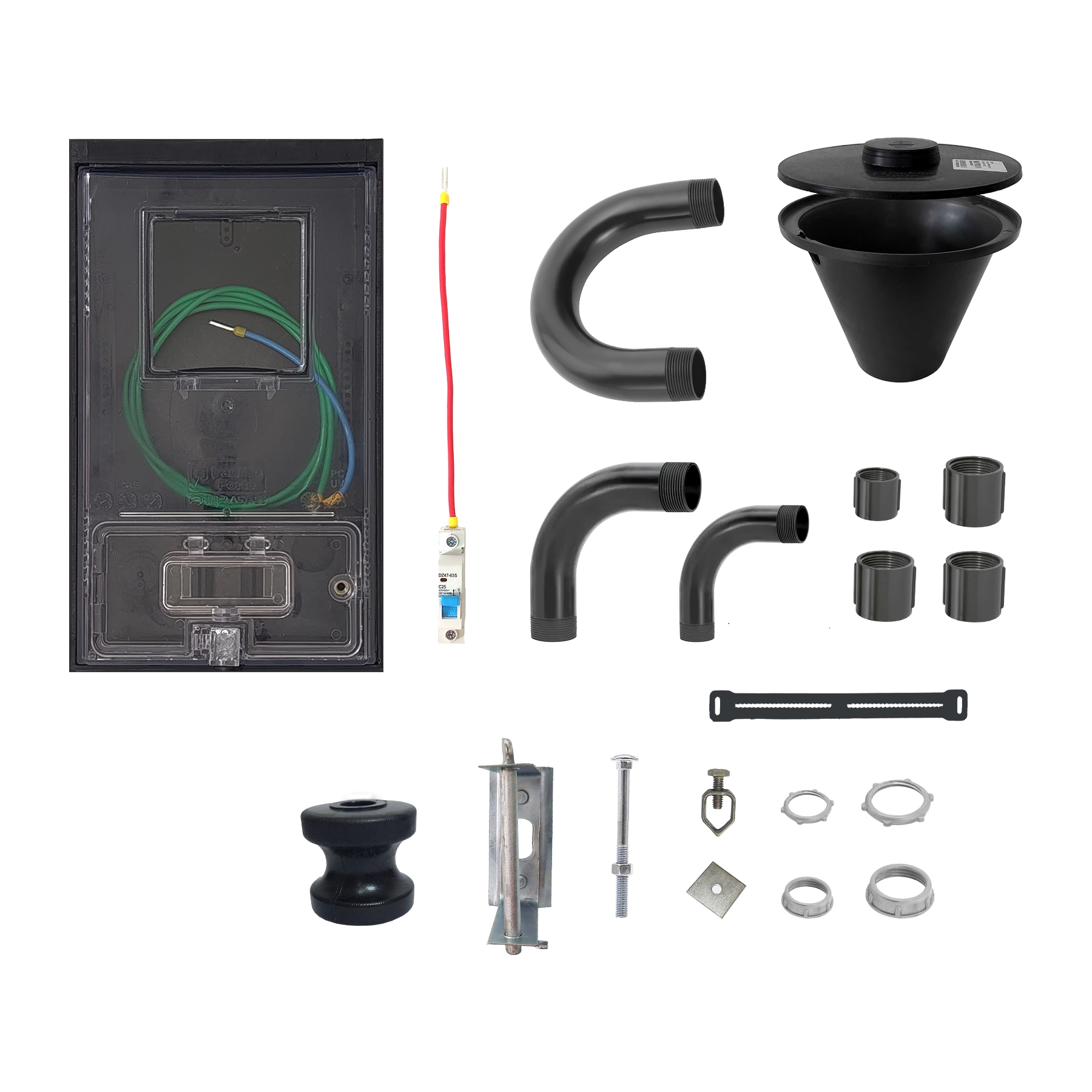 Kit Caixa de Medição Monofásico 1 Caixa MRL0882 Padrão Forte