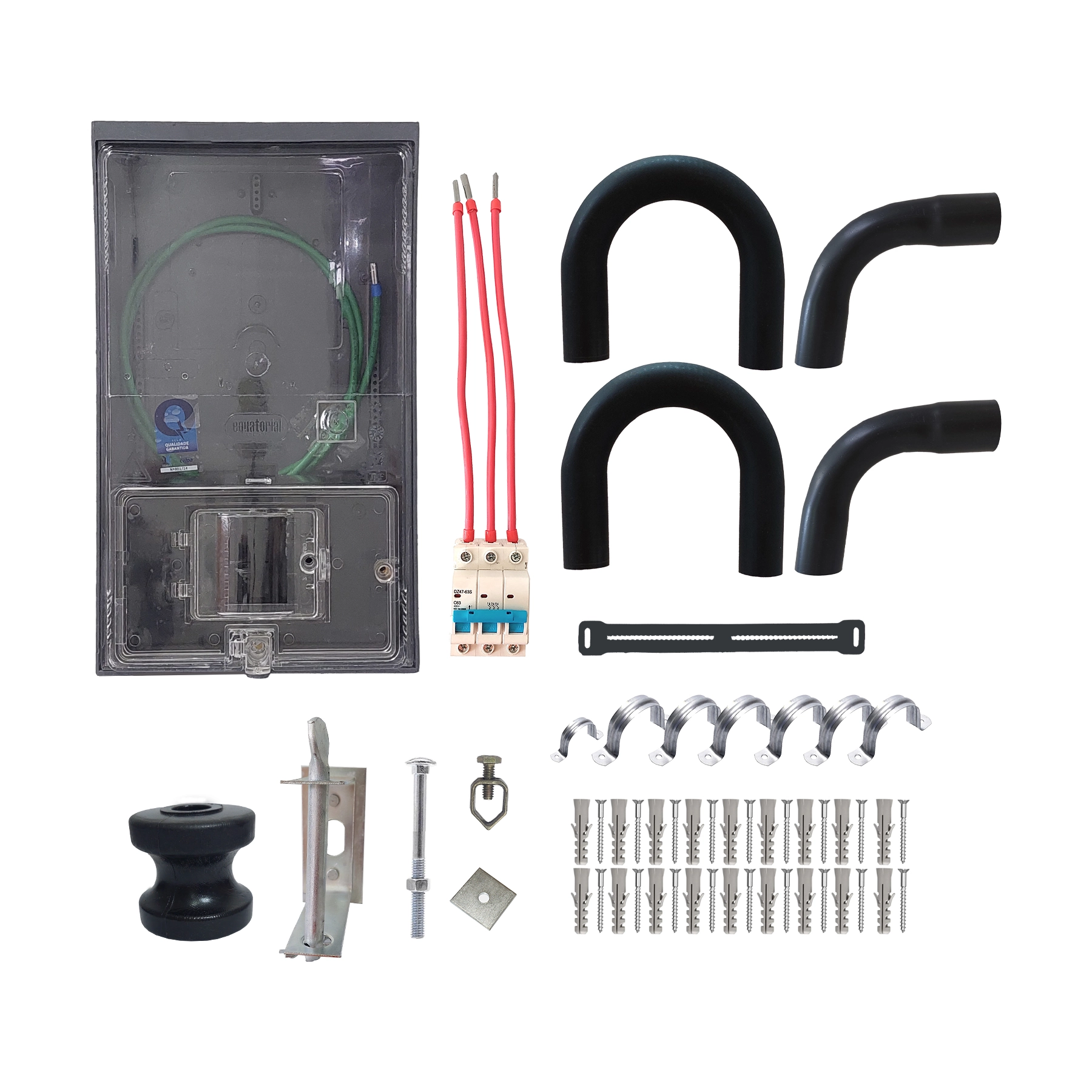 Kit Caixa de Medição Trifásico 1 Caixa TRM2009S Padrão Forte