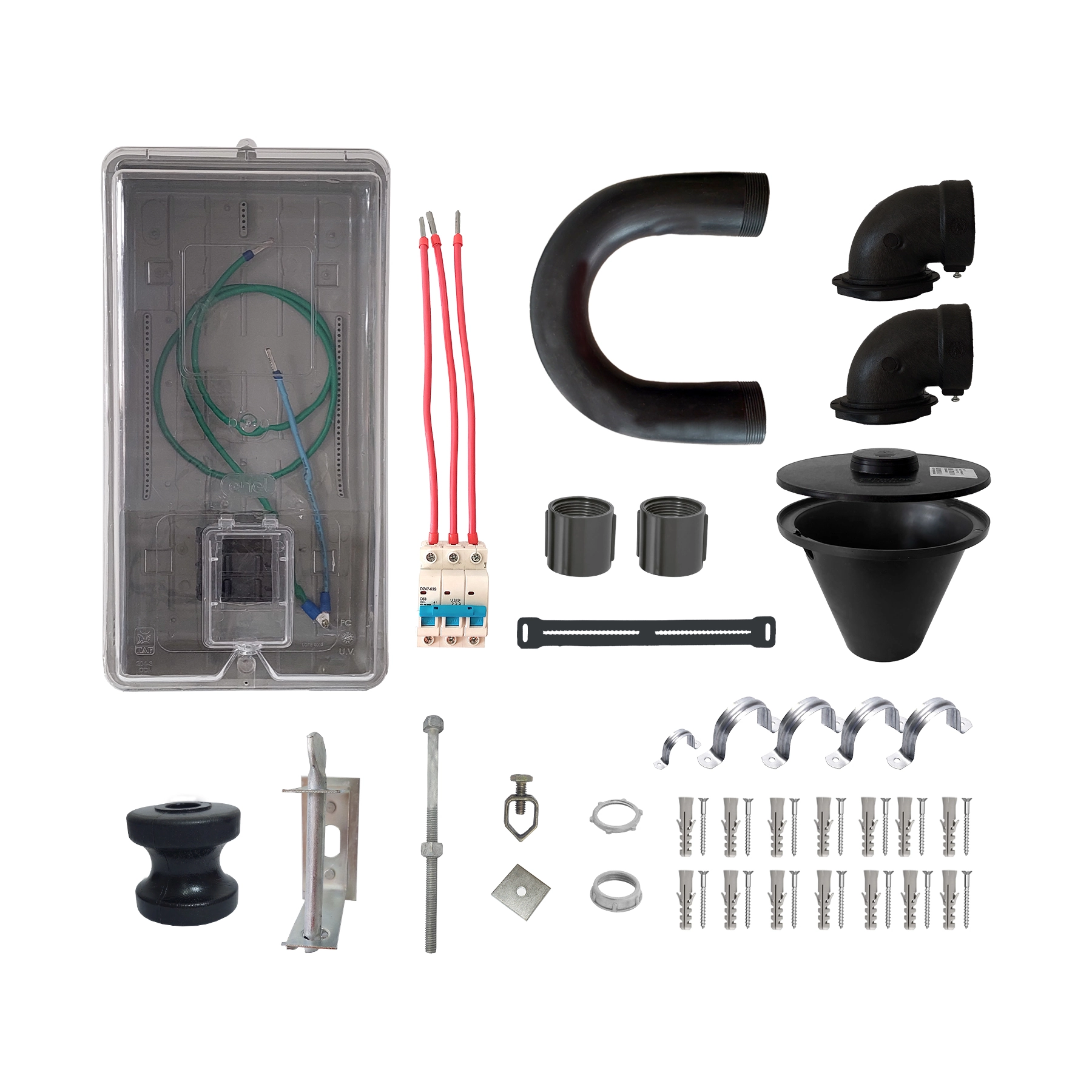 Kit Caixa de Medição Trifásico 1 Caixa TRM0928 Padrão Forte