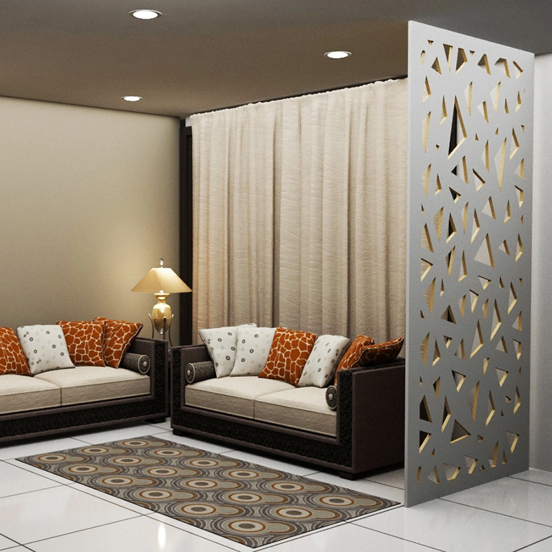 Painel Vazado Divisória Mdf Santorini Branco - 0 90x2 20m