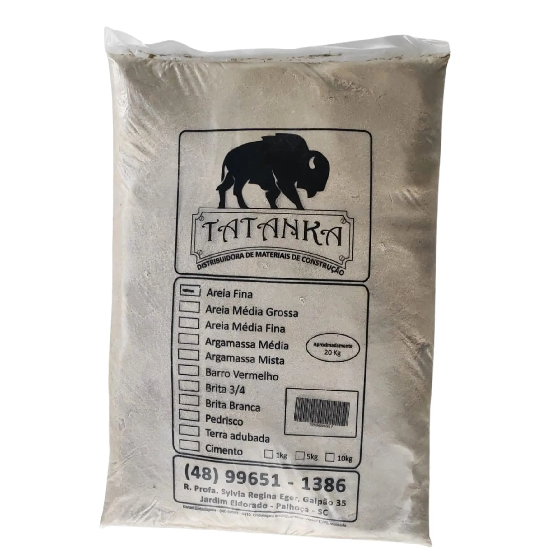 Areia Fina 20kg Tatanka