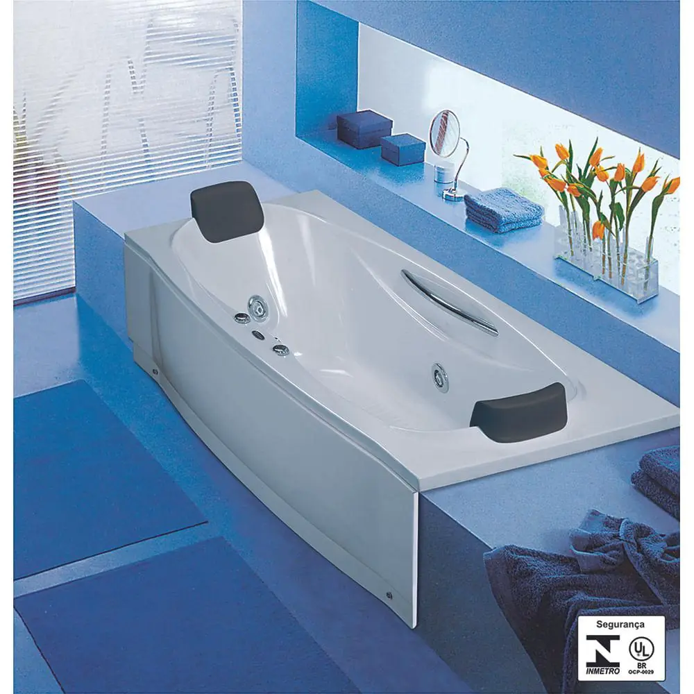 Banheira Cielo Slim 1,60x0,90x0,44 M Acrílico Albacete