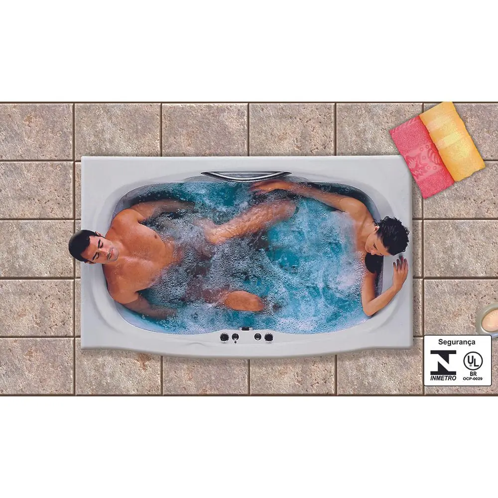 Banheira Cielo Dupla Slim 160x105x44 M Gel Coat Albacete