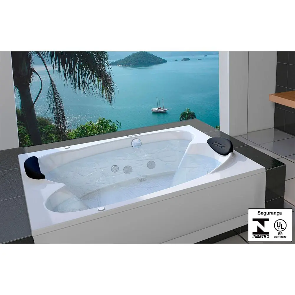 Banheira Arosa Dupla Master 175x145x46 Gel Coat Albacete