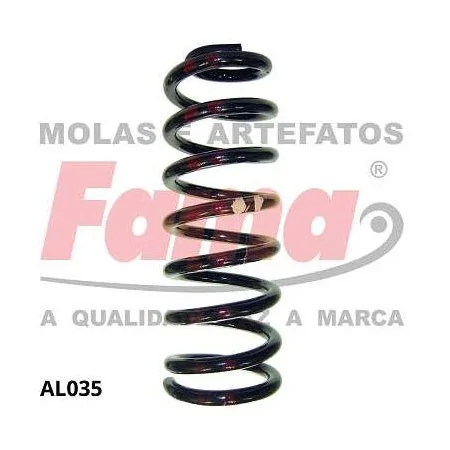 Mola de Suspensão Dianteira FORD F1000 Cabine Simples Lado esquerdo - FAMA AL035