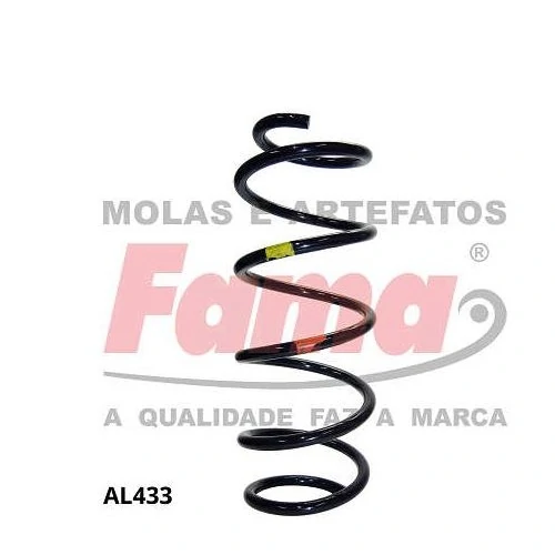 Mola de Suspensão Dianteira HONDA CIVIC Lado Esquerdo Automático com Ar-condicionado - FAMA AL433