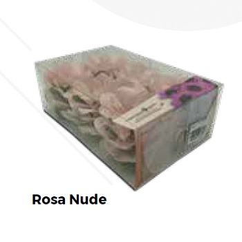 Forminha Seda Flor Lily Rosa Nude C30 E