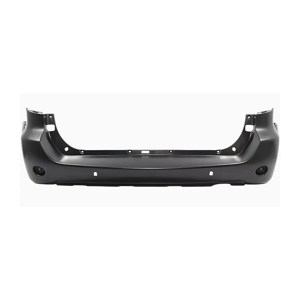 Para-choque Traseiro TOYOTA HILUX Preto Liso - VIA EXPRESSA TY0709