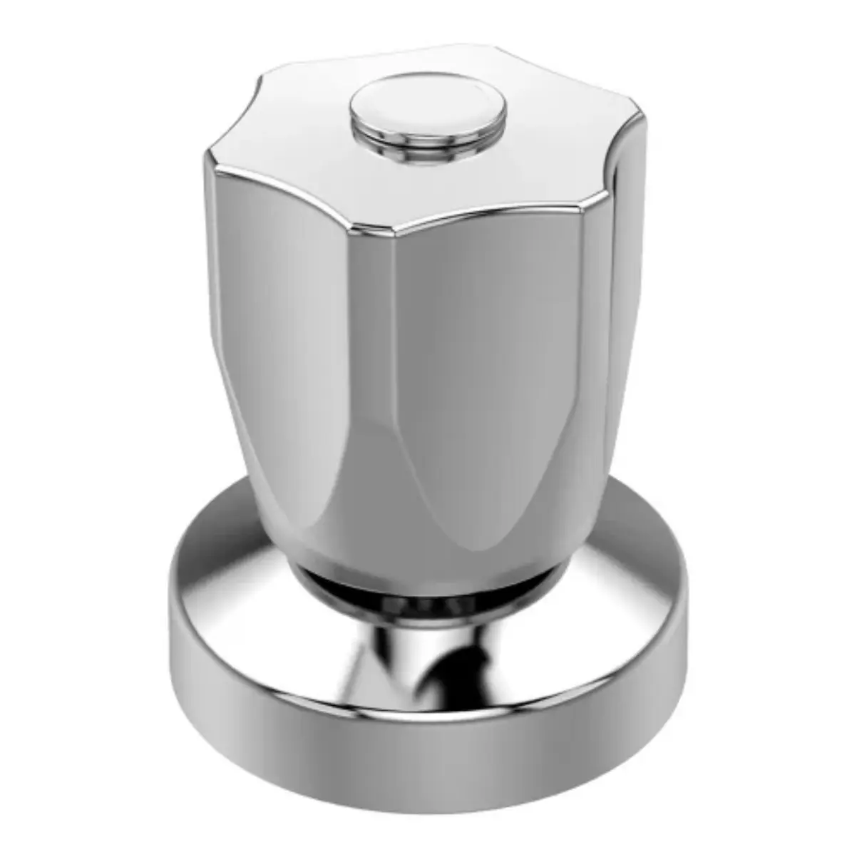 Acabamento para Registro C50 Padrão Deca com Volante de Metal e Canopla de ABS - Ideal para Litoral
