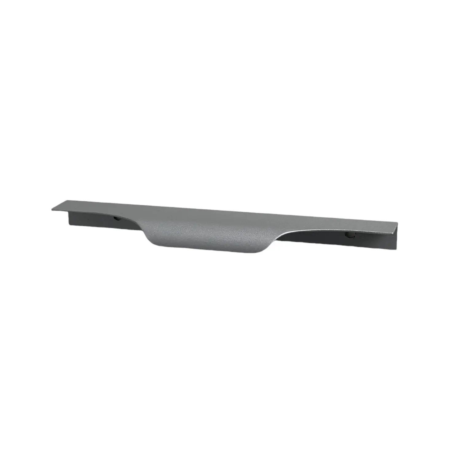 Kit 10 Puxadores De Móveis Wave Cava Ouro 180mm Aluminium Prata