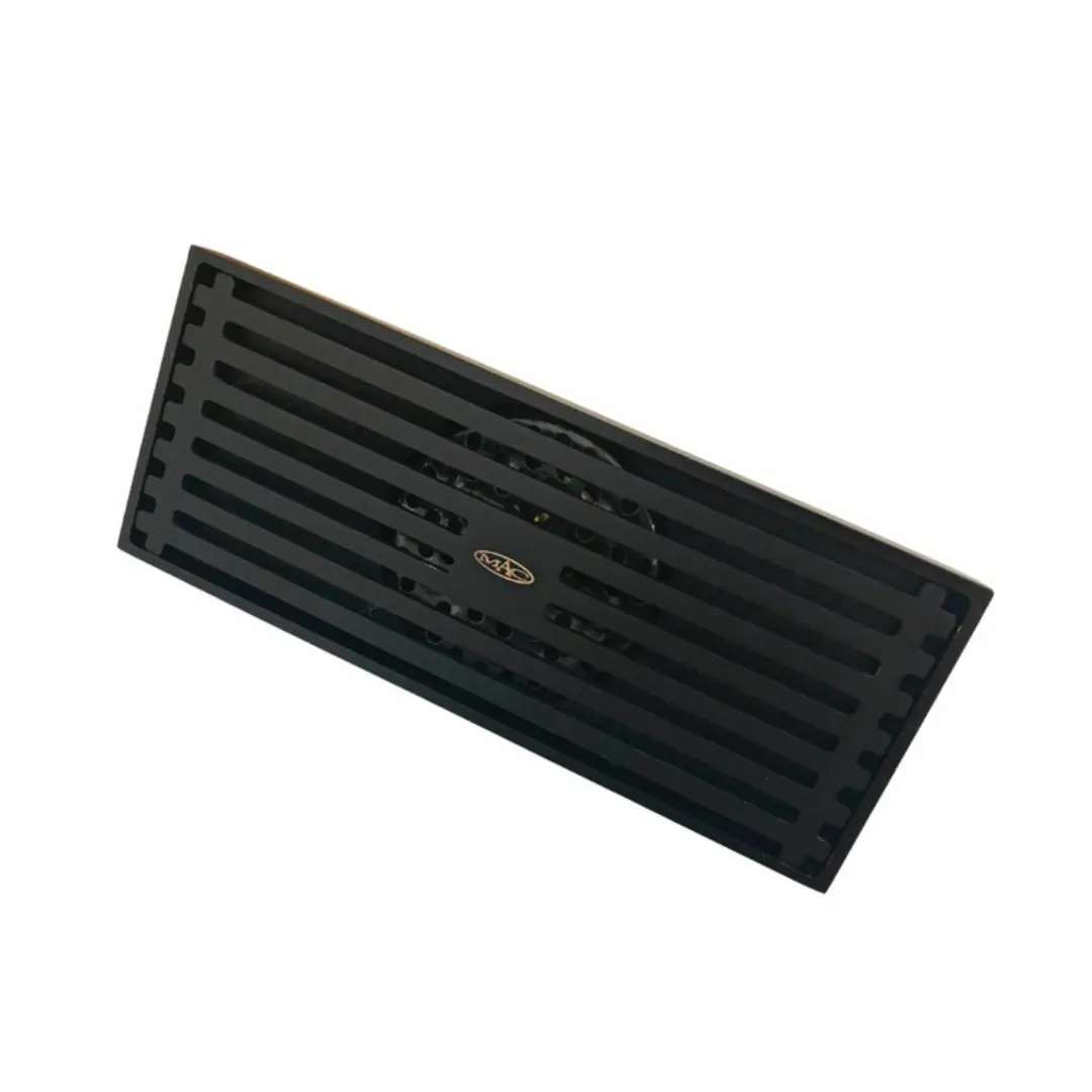 Ralo De Chão Vintage Retrô 100% Metal 20x8cm Preto