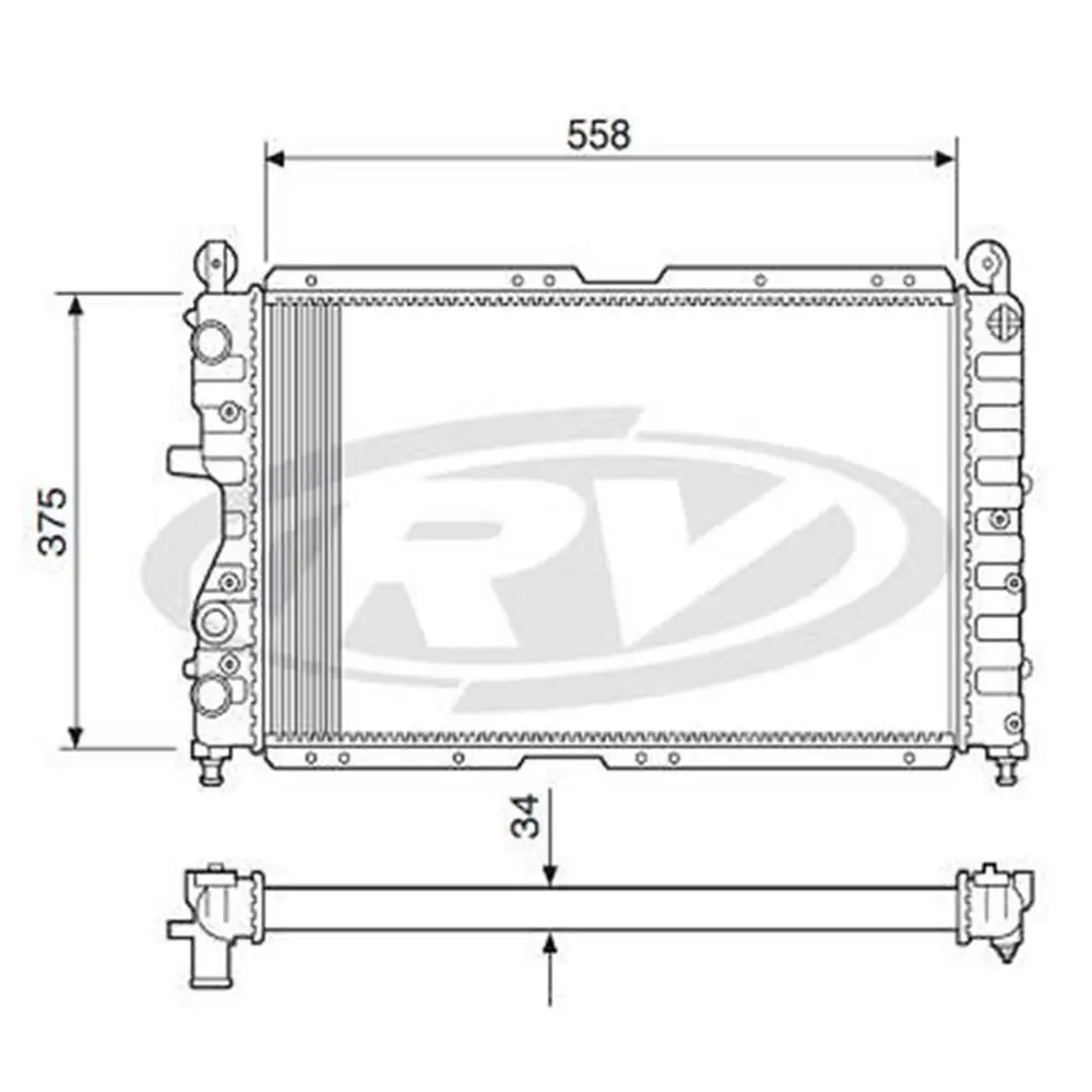 Radiador de Água com Ar-condicionado - VISCONDE 12530
