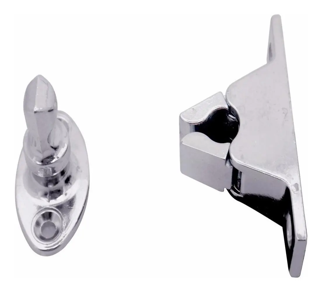 Kit 3 Trava Portas De Chão Zincado Rocha