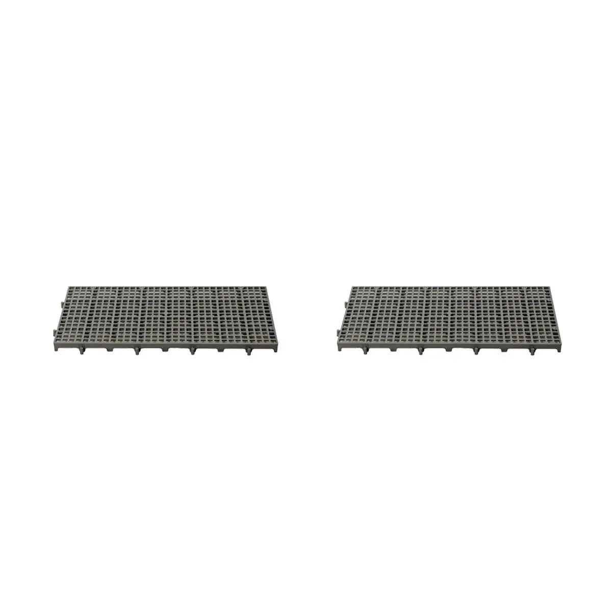 Kit - Estrado Plástico (2 Un) 2,5x25x50 Preto - Della Plast