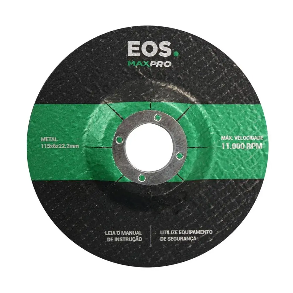 Disco De Esmerilhadeira Para Desbaste 115mm 115x6x22 Ded115 - Eos