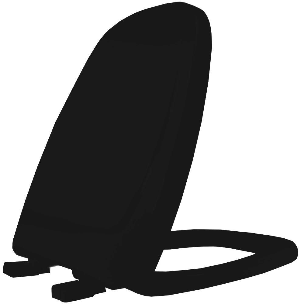 Assento Em Polipropileno Para Louça Monte Carlo Preto