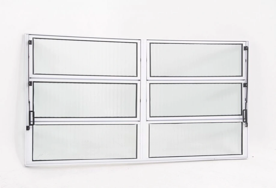 Janela Basculante De Alumínio 1,00 X 2,00 Linha All Modular Cor Branco Duplo